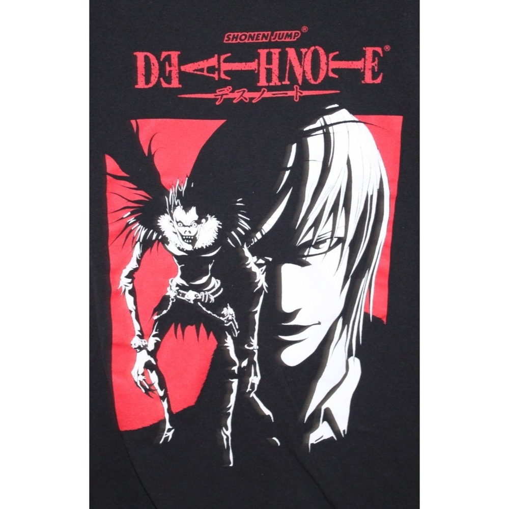 Death Note T Shirt Mens S Black Ryuk Light Yagami Shonen Jump Anime Manga Tee
